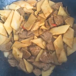 山藥炒豬肝