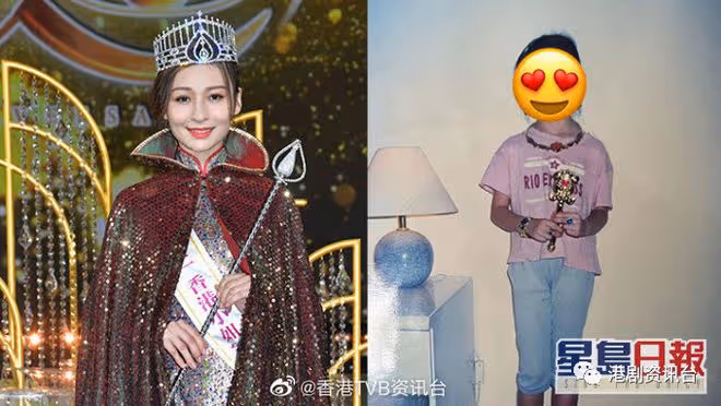 港姐冠軍林鈺洧曬8歲童年照！五官標緻鼻高高證天生麗質