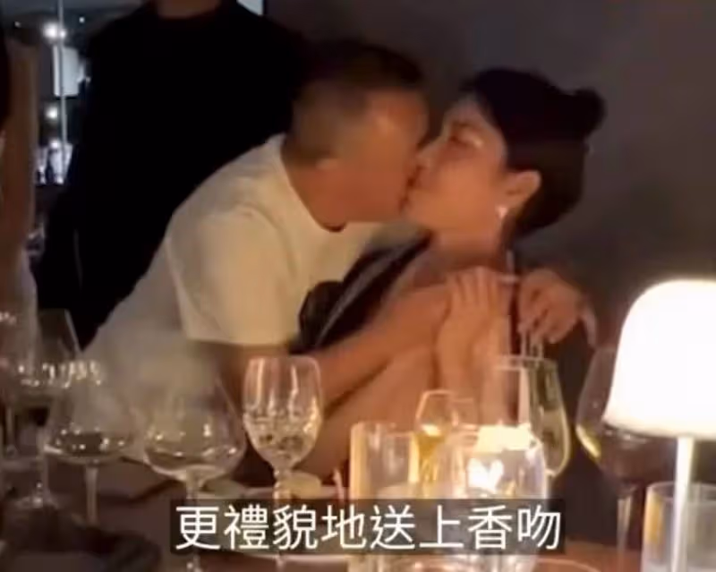 曾志偉為女模慶生禮貌獻吻畫面曝光　女方被起底為大馬人
