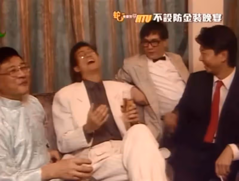 鄭少秋被三大才子逮住追問第三次婚姻，黃霑開口即為肥肥打抱不平