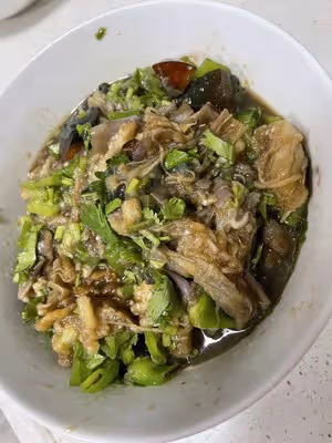 擂椒茄子 無油健康減脂餐