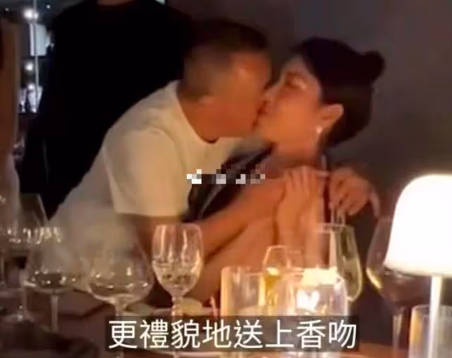 曾志偉給女模慶生,體貼入微還直接上嘴親吻,兩人年齡差近五十歲