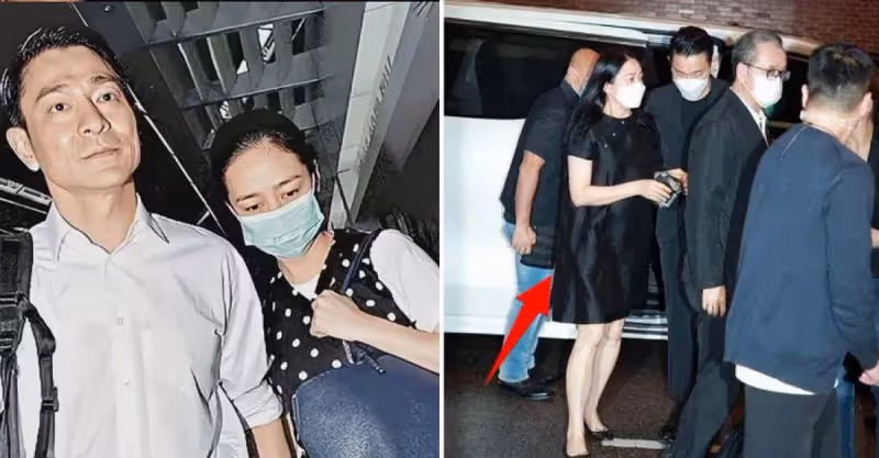 劉德華牽手護妻好貼心，穿改良旗袍踩單鞋，雖然沒曲線但簡約高級！