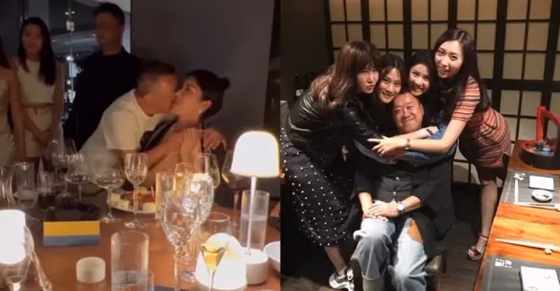 69歲曾志偉當眾「擁吻26歲辣模」極樂影片瘋傳　「女方身分被起底」乾爹是億萬富豪