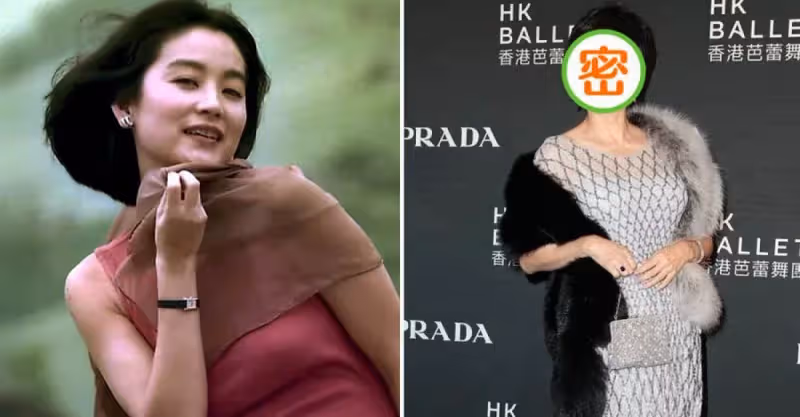 林青霞難得有貴婦造型，皮草披肩滿臉富態，越老越豐滿還有小蠻腰，網友：67歲穿成40歲