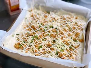 芝士肉鬆火腿蛋糕（屋諾9寸方盤）
