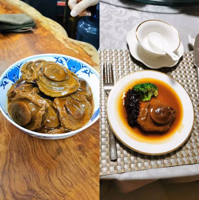 苑瓊丹約黃一山吃飯,鮑魚海參太肥美,59歲在內地開100家餐廳