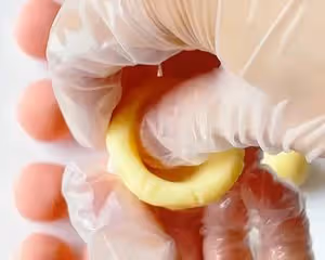 中式果子流心桃花糕
