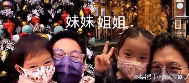 霍啟剛晶晶一家五口周末「窮游」，偶遇熱情藝術家給他們畫全家福