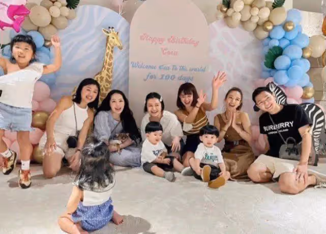郭碧婷為兒子舉辦百日宴 未看到向佐
