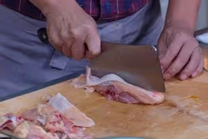 南瓜雞肉炊飯
