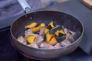 南瓜雞肉炊飯