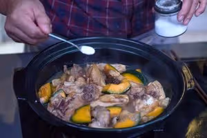 南瓜雞肉炊飯