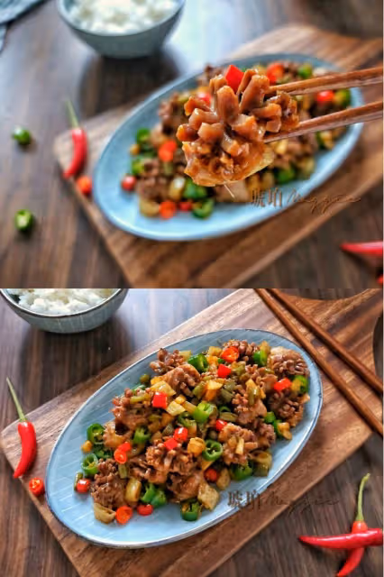 ㊙️又香又辣又酸爽‼️酸辣雞胗花‼️超級下飯