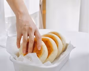 桂花乳酪日式麵包｜秋日食譜｜柔軟｜醇香