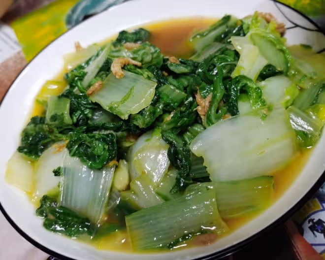 鮮美營養的 蝦米🦐杭白菜