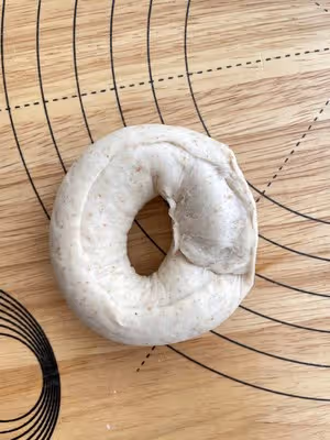 肉桂蘋果全麥貝果