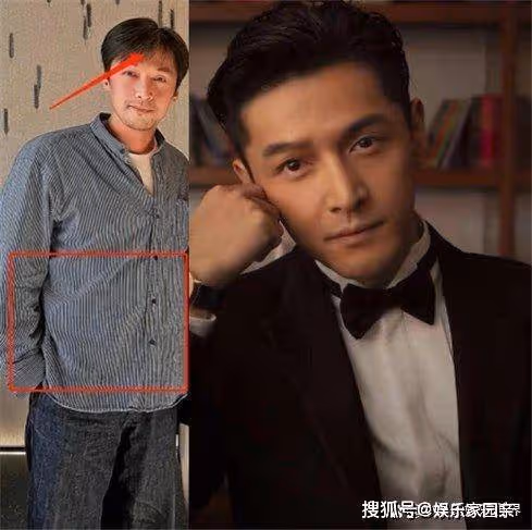 39歲胡歌近照曝光,外出慶生吃牛排,臉色通紅與友人合影
