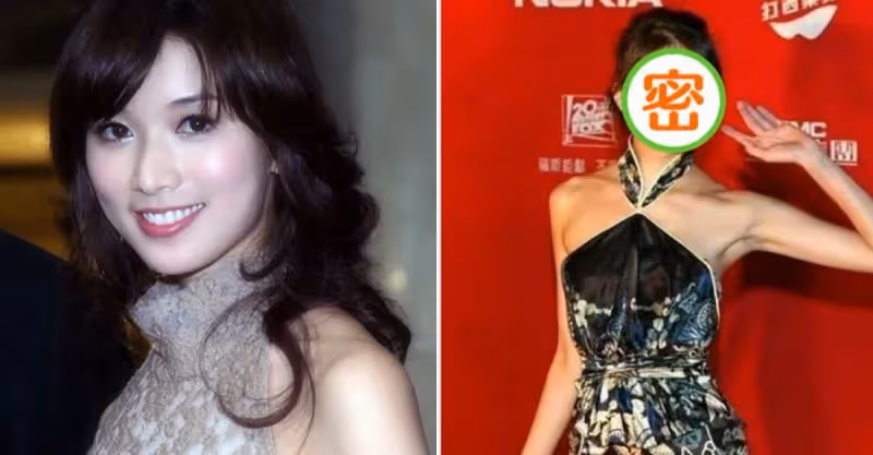 「林志玲」一點不像奔50的人，穿黑色連衣裙配長卷髪，比25歲時更美了