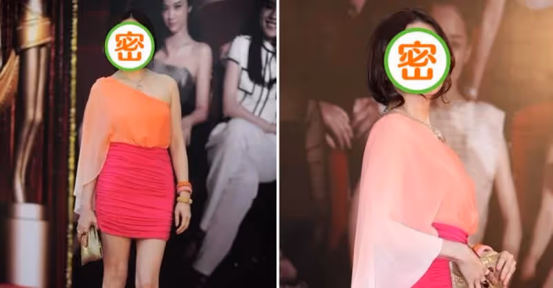 李麗珍又美出圈了，穿斜肩連衣裙嫵媚動人，一雙長腿纖細筆直，55歲依然風韻猶存