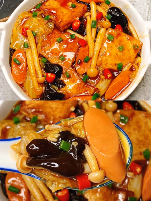 給肉都不換的菌菇白菜豆腐煲！好吃下飯