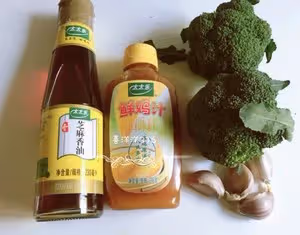 蒜香西蘭花【太太樂鮮雞汁芝麻香油】