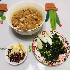 青花椒干煸雞