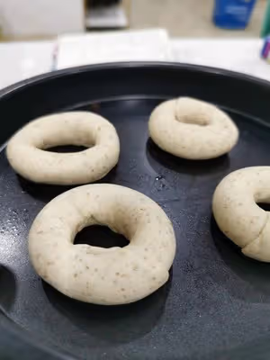 空氣炸鍋版 麥香小貝果