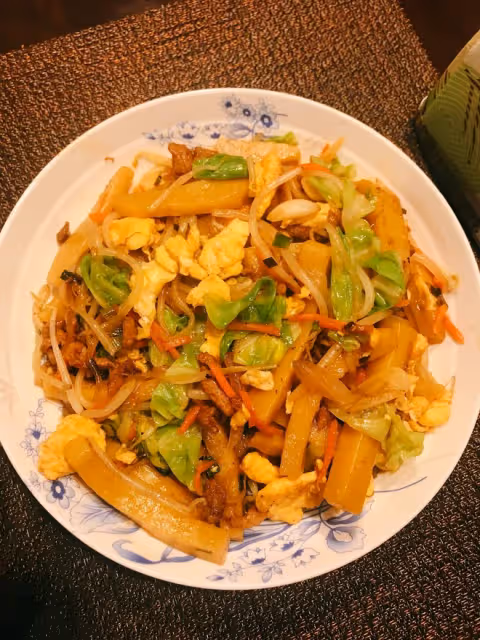 排檔風味炒年糕（黃米粿）