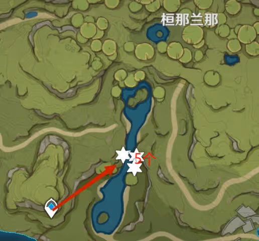 《原神》劫波蓮高效採集路線分享