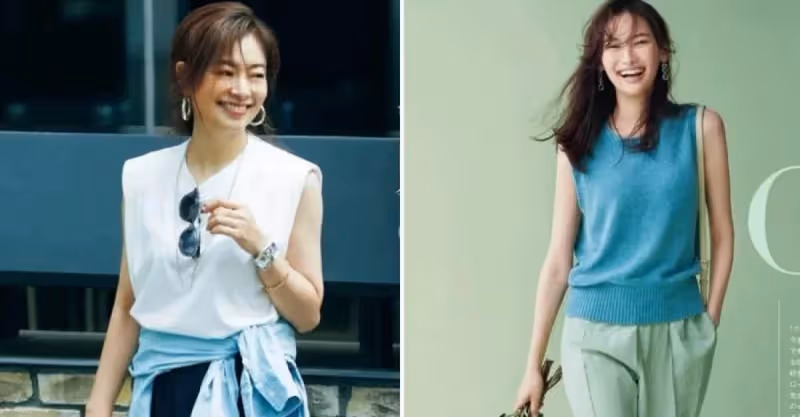 4、50歲的女人，建議少穿「藏藍色」，顯老沒氣色！這樣穿更洋氣