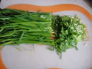 生煎韭菜饃