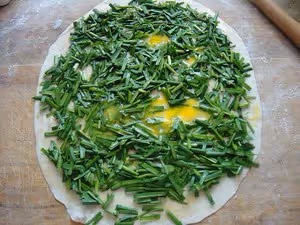 生煎韭菜饃