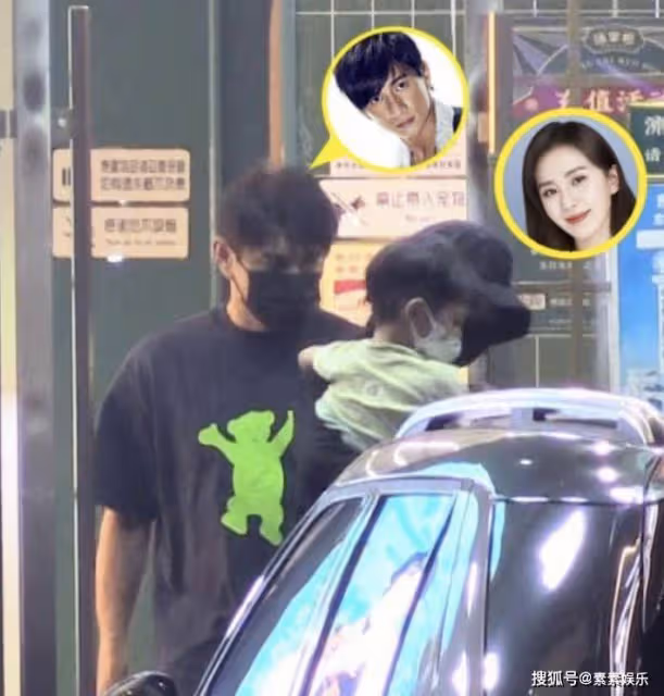 劉詩詩吳奇隆一家三口現身,劉詩詩抱著兒子,吳奇隆保護著母子