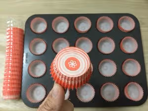 不回縮不開裂👉迷你紙杯蛋糕（20連模）