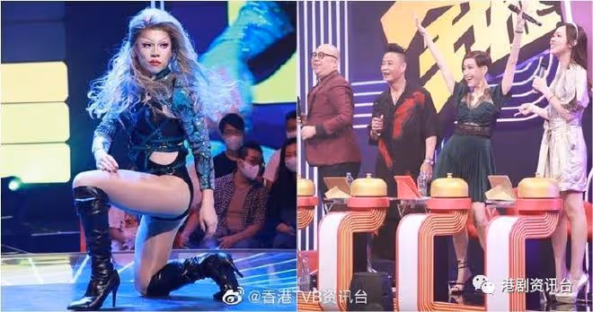 全城一叮︱林子超化身金髮女郎「辣」著全場 伍詠薇High爆