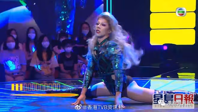 全城一叮︱林子超化身金髮女郎「辣」著全場 伍詠薇High爆