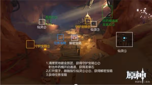《原神》吞羊岩任務圖文攻略