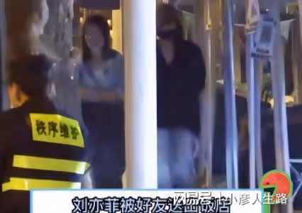 憨憨天仙!35歲劉亦菲與閨蜜約飯,看路邊攤娃娃太入迷險撞電線桿