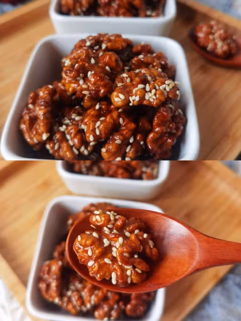 💯零食🔥琥珀核桃仁‼️油炸•烘烤兩個版本