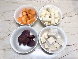 做芋圓記住這3點‼️一次成功‼️果蔬顏色任意搭配