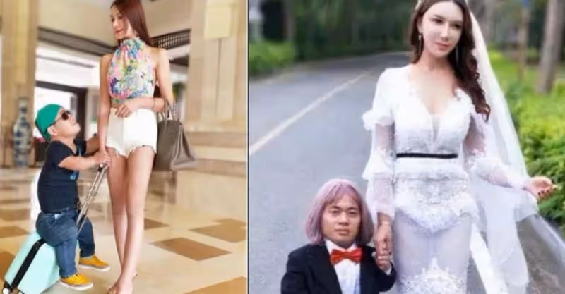 曾因演潘金蓮走紅，先嫁1米侏儒男後嫁2米巨人，近況曝光網友：她自作自受