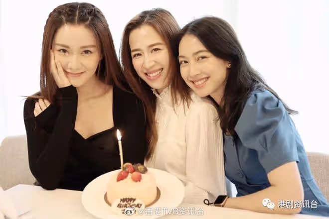 岑杏賢湯洛雯朱千雪淡妝慶生!同屆港姐一人離巢一人淡出