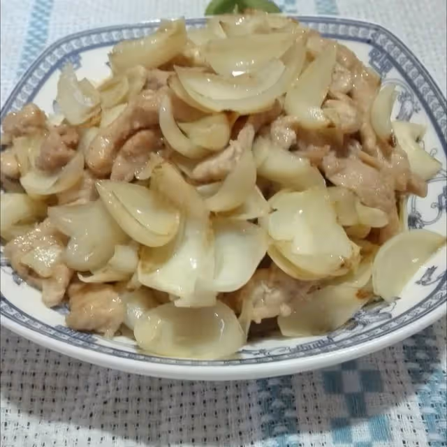 鮮百合炒肉片