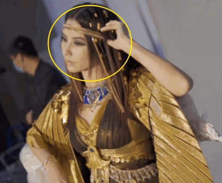 小林青霞埃及女王造型曝光,懟臉拍瑕疵全無,40歲的顏值讓人看呆