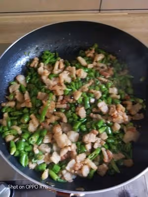 超級下飯的辣椒炒油渣
