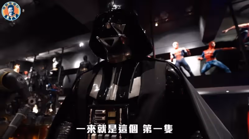 珍藏1︰1黑武士曝光　鄭中基開箱古天樂兩層樓高玩具倉