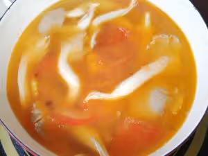 真鮮番茄平菇湯