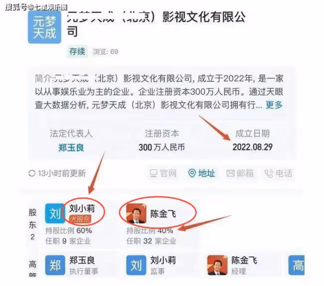 陳金飛被曝已分手 與劉亦菲媽媽合夥開公司