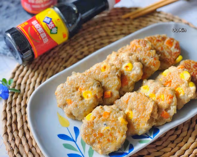 蓮藕煎肉餅